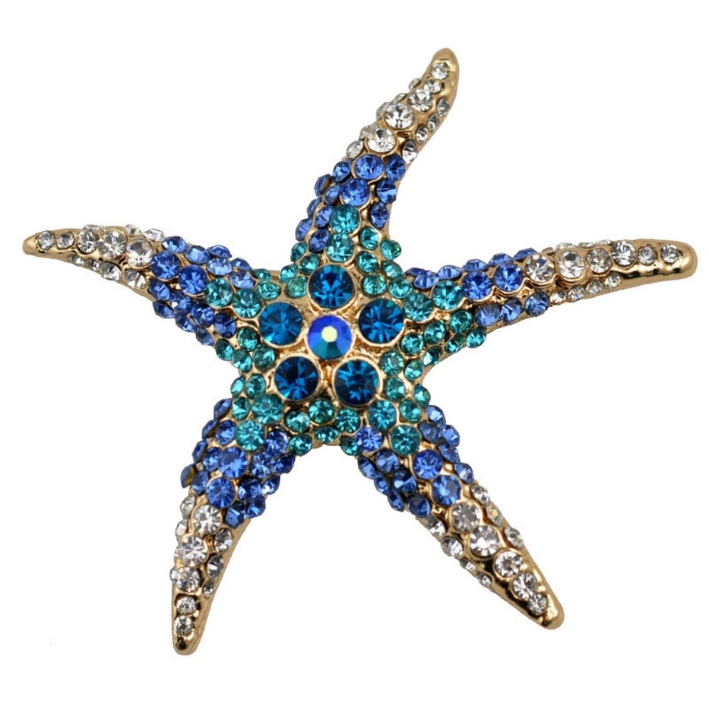❤️ 3/30$  Vintage style starfish brooch